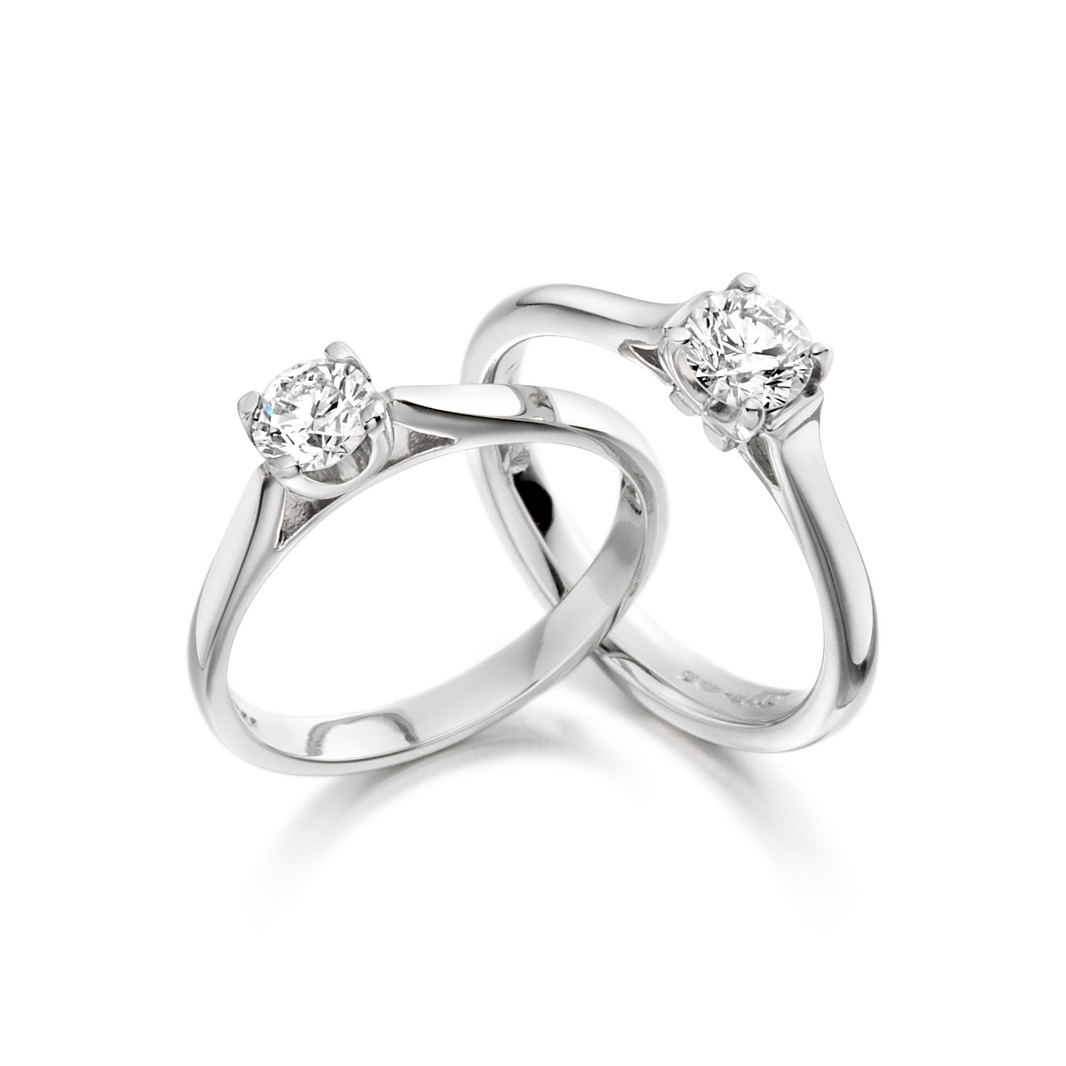 Solitaire diamond rings