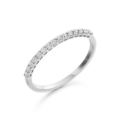 Clawset Diamond Wedding Band