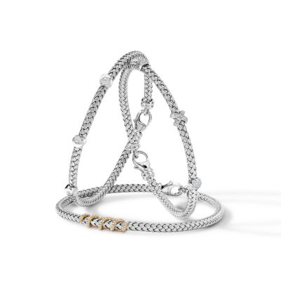 Silver + Diamond Bangles