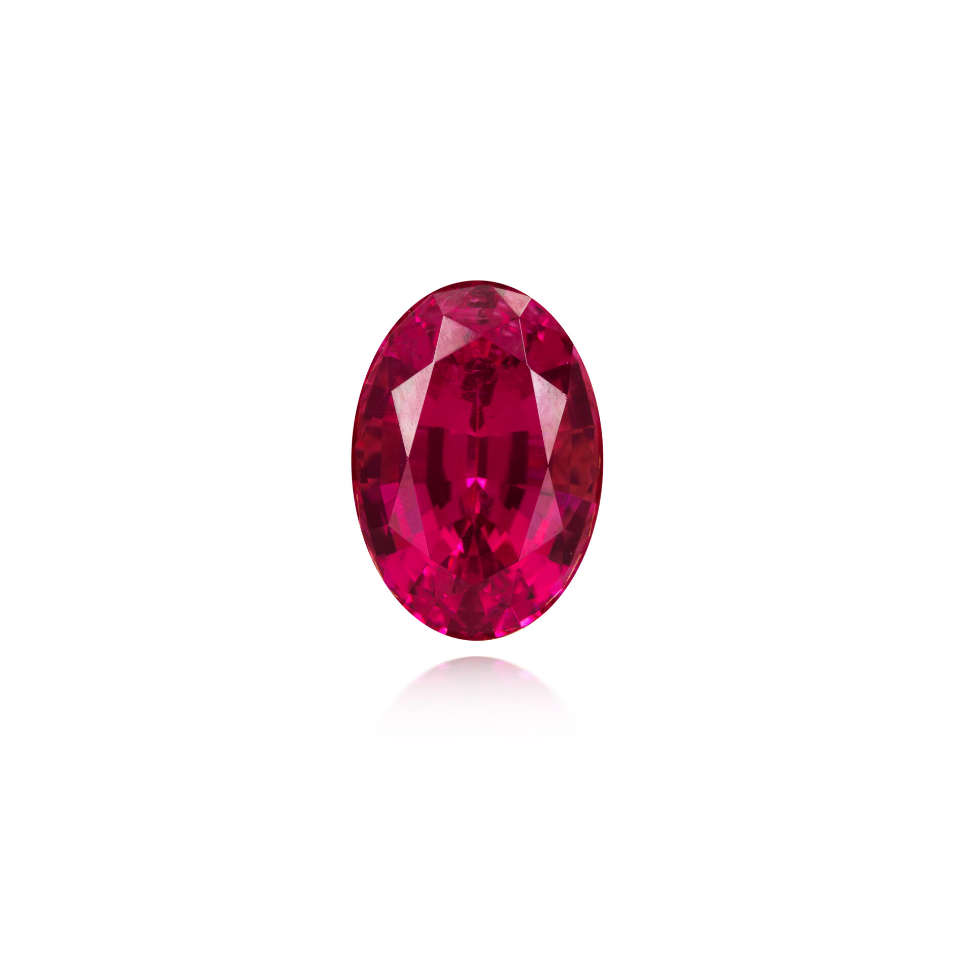 Red Ruby Natural Gemstone Oval Cut
